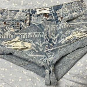 One Teaspooon Bandits jean shorts